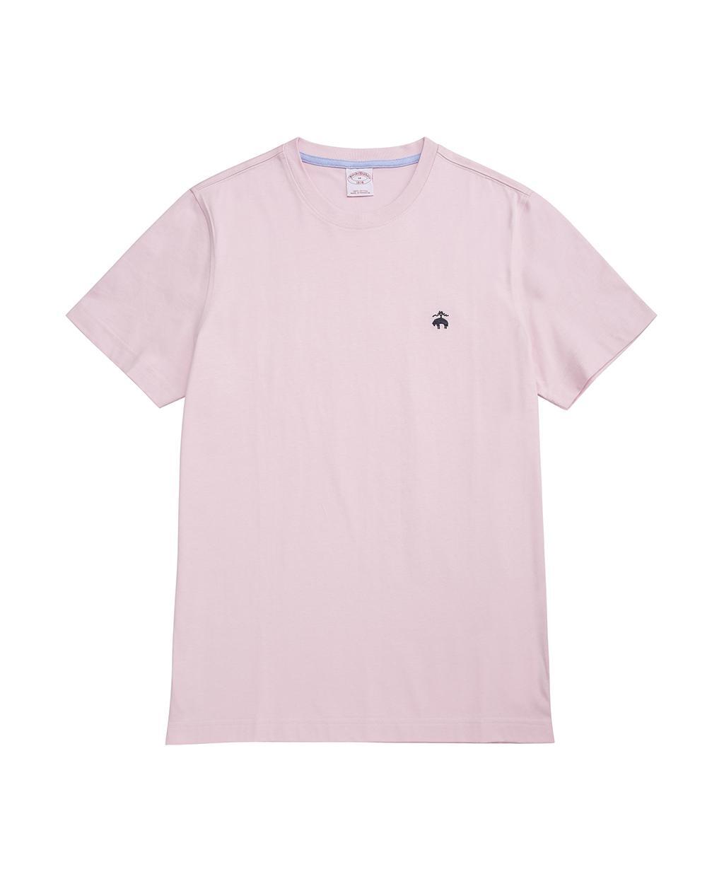 코튼 저지 클래식 숏슬리브 티셔츠 (핑크)
